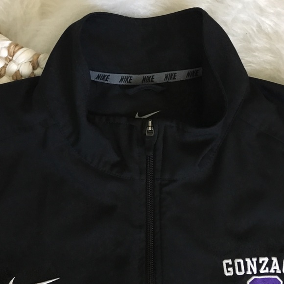 Nike men’s dri fit black jacket Gonzaga XL NWOT XL - Picture 3 of 8